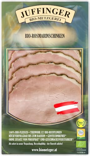 BIO-Rosmarinschinken (geräuchert) 6 x 80 gr von Juffinger