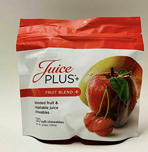Juice Plus Juice Plus Kauspielzeug für Kinder, 120 Gummis pro Packung, riesiger Beutel mit 4 Monaten pro Packung (Fruchtmischung) von Juice Plus