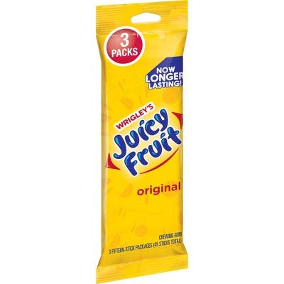 Juicy Fruit Gum - 15 sticks/3pk von rusepin