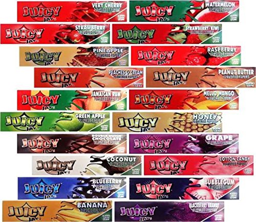 6?Heftchen von Juicy Jays King Size Slim (Mischung)??kein Geschmack repeated- von Trendz von Juicy Jay's