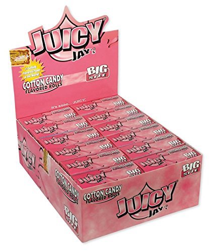 Juicy Jays aromatische Rolls 24x5m Cotton Candy Big Size von Juicy jay