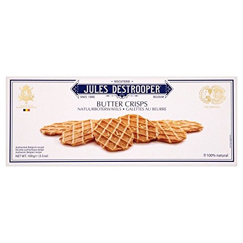 Jules Destrooper Butter Chips (100 g) - Packung mit 2 von Jules Destrooper