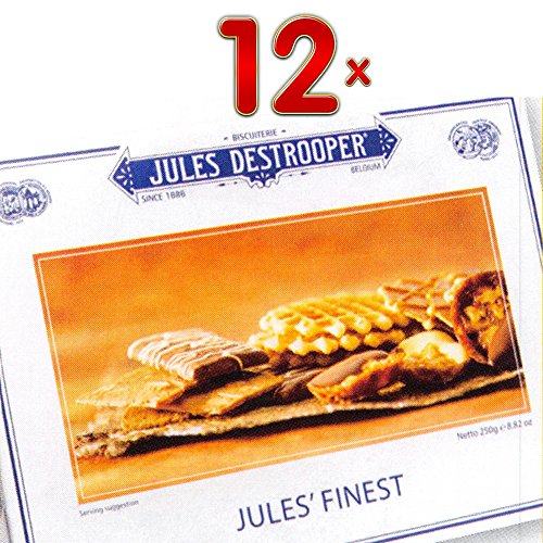 Jules Destrooper Jules' Finest 12 x 250g Packung (verschiedene Gebäcksorten) von Jules Destrooper