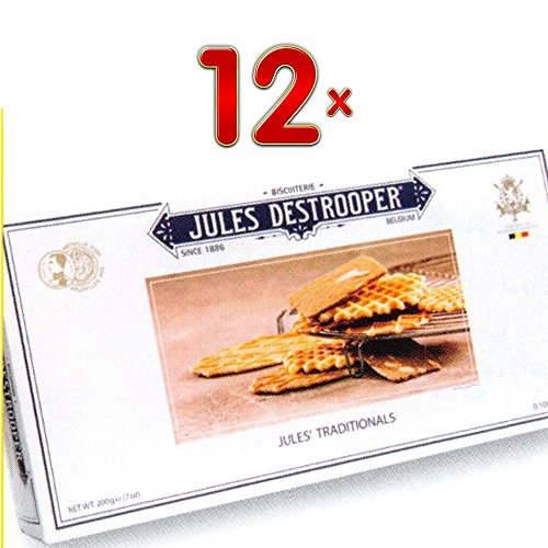 Jules Destrooper Jules' Traditionals 12 x 200g Packung (verschiedene traditionelle Gebäcksorten) von Jules Destrooper
