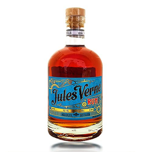 Jules Verne Dark Rum - Pure Single Barrel, hand crafted - ohne Zusätze, Bio 700ml von Jules Verne