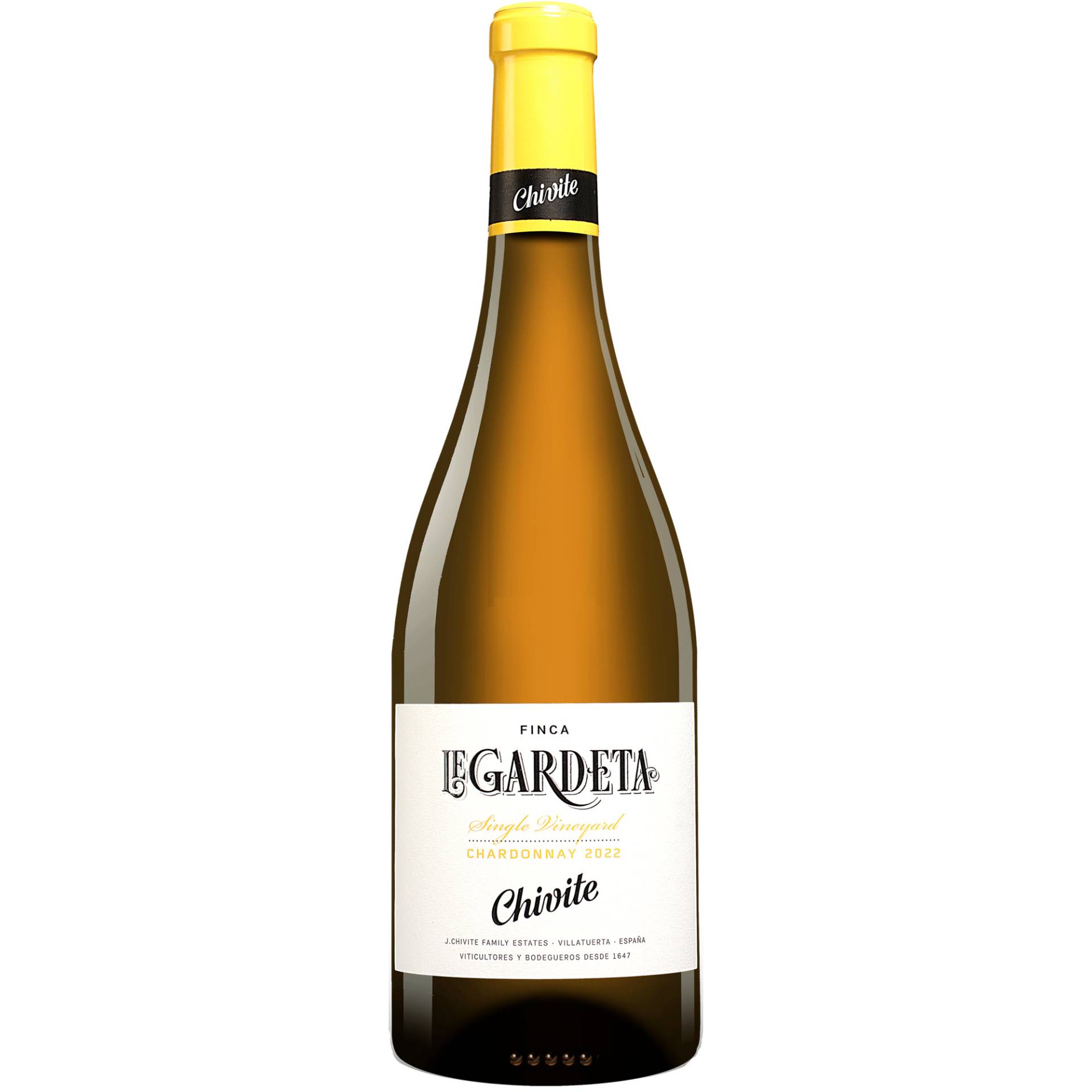 Chivite »Legardeta« Chardonnay 2022  0.75L 13.5% Vol. Weißwein Trocken aus Spanien von Julián Chivite