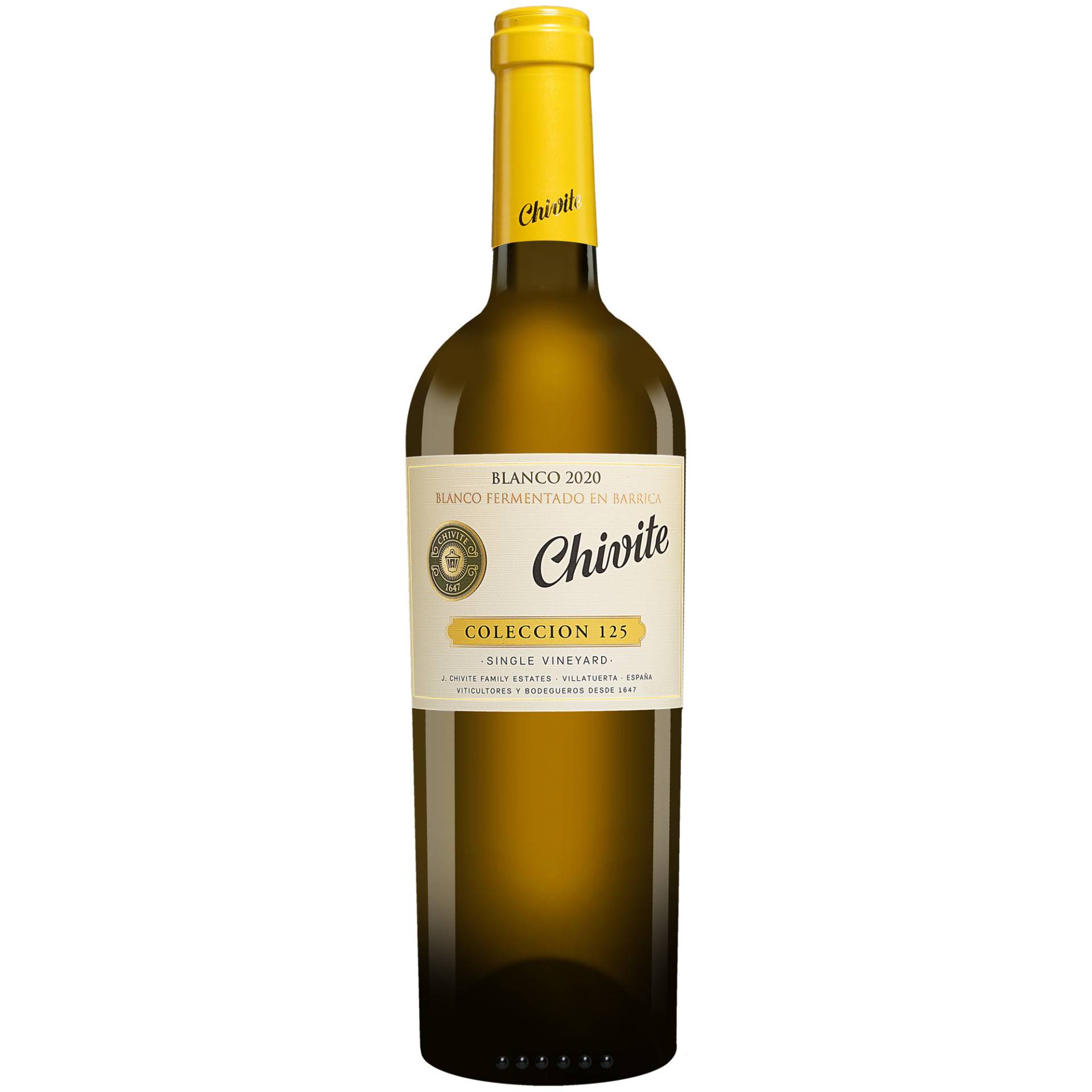 Julián Chivite »Colección 125« Chardonnay 2020  0.75L 14% Vol. Weißwein Trocken aus Spanien von Julián Chivite