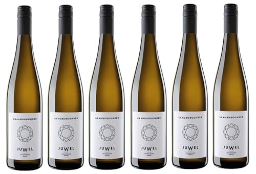 6x 0,75l - Juliane Eller - JUWEL - Grauburgunder - Qualitätswein Rheinhessen - Deutschland - Weißwein trocken von Juliane Eller - Juwel