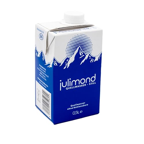 julimond Quellwasser 0,5l still ohne Kohlensäure, SIG Getränkekarton (12er Pack) von Julimond