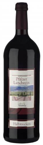 Julius Kimmle Weinkellerei Kimmle Pfälzer Landwein rot 1 Liter von Julius Kimmle Weinkellerei