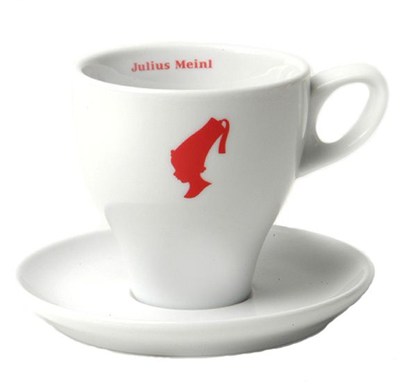 Julius Meinl Milchkaffee-Tasse weiß von Julius Meinl