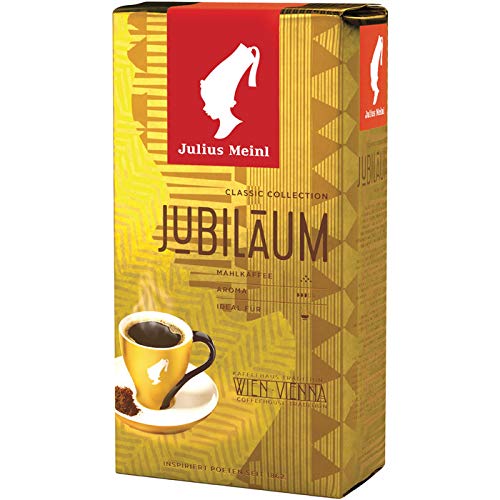Julius MEINL Kaffee JUBILÄUM, gemahlen, 5 Packungen mit jeweils 500 g, gesamt 2.5 KG von Julius Meinl
