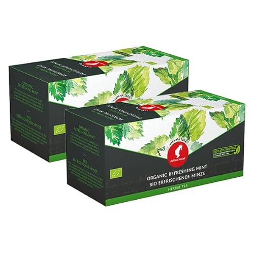 Julius Meinl Bio Erfrischende Minze, 20 Pyramidenbeutel | 2er Pack von Julius Meinl