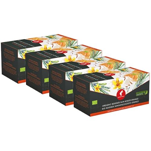 Julius Meinl Bio Sonnengek?sste Orange, 20 Pyramidenbeutel | 4er Pack von Julius Meinl