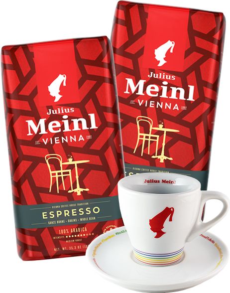 2kg Julius Meinl Vienna Collection Espresso + gratis Tasse von Julius Meinl
