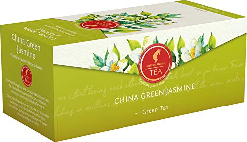 Julius Meinl China Green Jasmine, Gruener Tee mit Jasmin, Teebeutel im Kuvert, 2. Entnahmefach/displ, 25,00 Teebeutel Packung von Julius