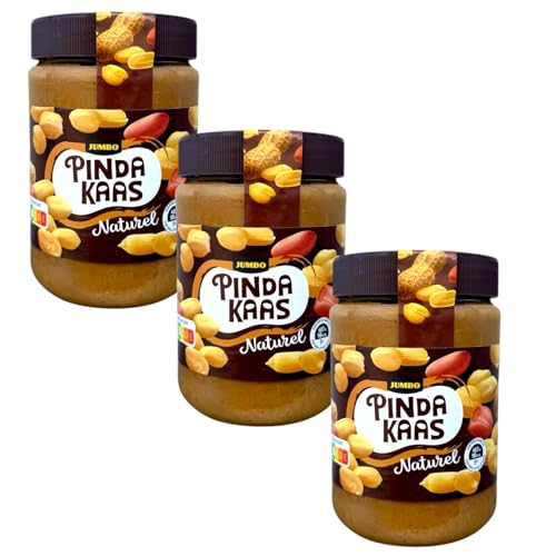 Jumbo Pindakaas Holland Erdnussbutter Naturel Multipack 3x 600g Jumbo Pindakaas Holland Erdnussbutter Naturel Multipack 3x 600g von Jumbo