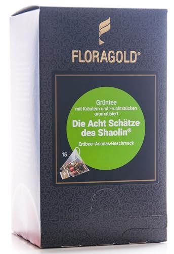 FLORAGOLD Pyramidenbeutel GT Die Acht Schätze des Shaolin, 1er Pack (1 x 45 g) von FLORAGOLD