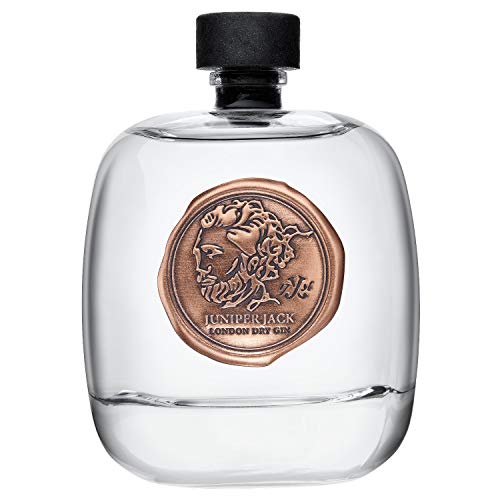 JUNIPER JACK London Dry Gin | 100 ml Reisegröße | 46,5% vol. | Intensives Wacholder-Erlebnis | Premium Handcrafted Spirit von JUNIPER JACK