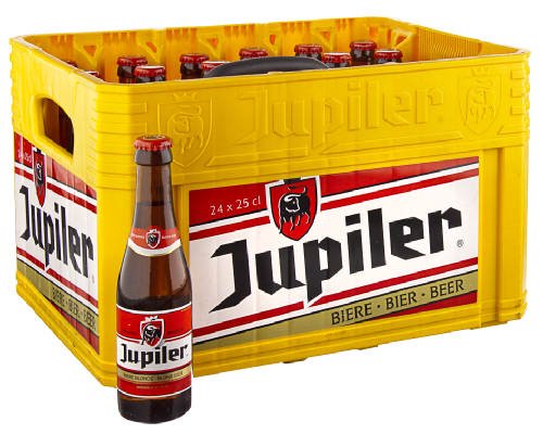 Original belgisches Bier - Jupiler Pils (Ohne Kasten) 24 x 25 cl. Karneval und Party!! von Jupiler