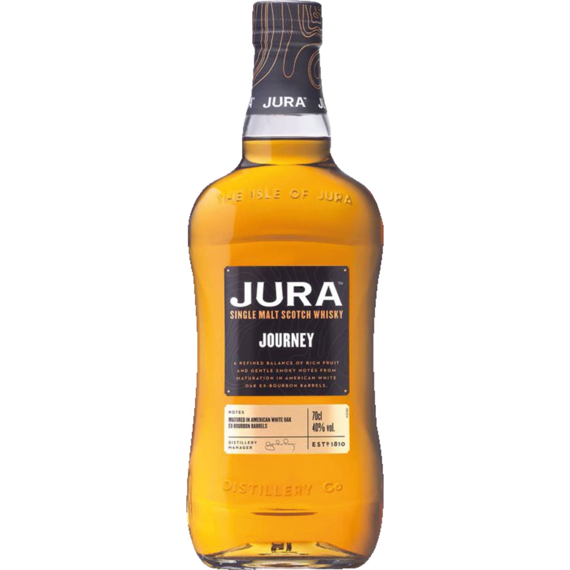 Jura Journey Single Malt Scotch Whisky, 0,7L, 40% Vol., Schottland, Spirituosen von Jura Distillery , Craighouse , PA60 7XT Isle of Jura, Great Britain