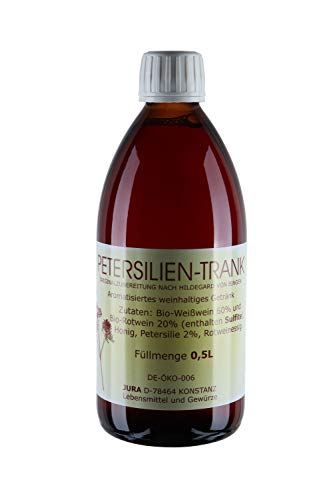 Petersilientrank Bio 0,5 Liter nach Hildegard v. Bingen von Kleine Abtei Schätze aus Europäischen Klöstern