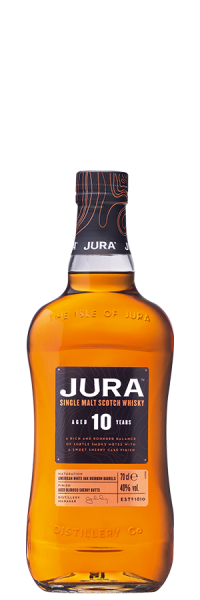 Isle of Jura Island Single Malt Scotch Whisky 10 Jahre - Jura Whisky Distillery - Spirituosen von Jura Whisky Distillery