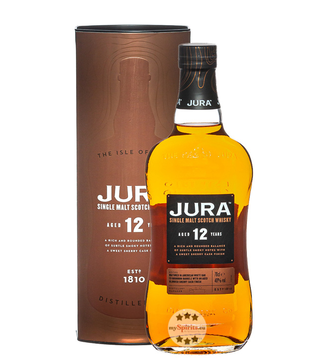 Jura 12 Jahre Single Malt Scotch Whisky (40 % Vol., 0,7 Liter) von Jura Whisky