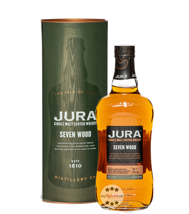 Jura Seven Wood Single Malt Scotch Whisky (42 % Vol., 0,7 Liter) von Jura Whisky