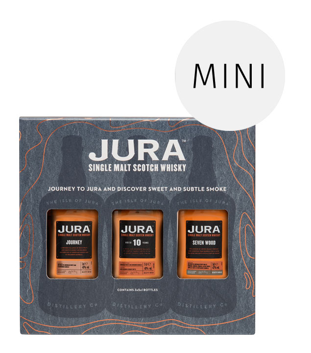 Jura Whisky Probierset 3 x  (40 - 42 % Vol., 0,15 Liter) von Jura Whisky