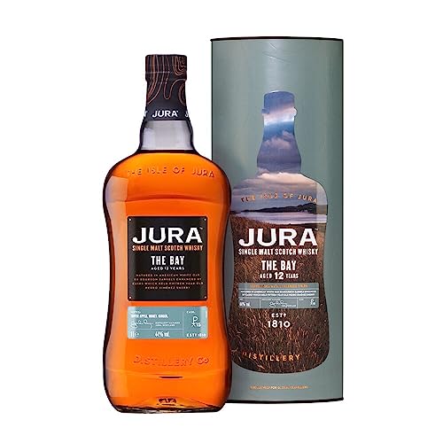 Jura THE BAY 12 Years Old Single Malt Scotch Whisky 44% Volume 1l in Geschenkbox Whisky von JURA