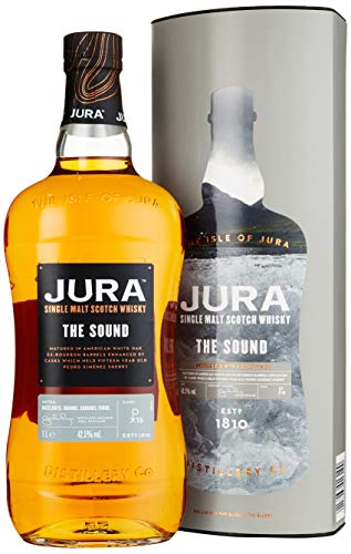 Jura THE SOUND Single Malt Scotch mit Geschenkverpackung Whisky (1 x 1 l) von Jura
