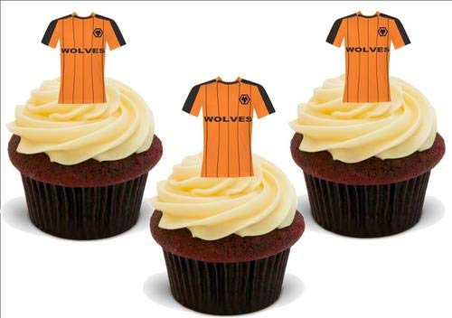 Wolverhampton Wanderers – 12 essbare hochwertige stehende Waffeln Karte Kuchen Toppers Dekorationen, Wolverhampton Wanderers - 12 Edible Stand Up Premium Wafer Card Cake Toppers Decorations Wolverhampton Wanderers – 12 essbare hochwertige stehende Waffeln Karte Kuchen Toppers Dekorationen, Wolverhampton Wanderers - 12 Edible Stand Up Premium Wafer Card Cake Toppers Decorations von Just Party Supplies
