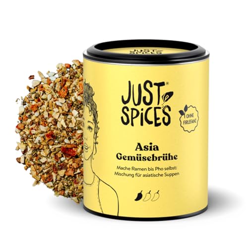 Just Spices Asia Gemüsebrühe I Würze asiatische Suppen zu Hause selbst I Gewürzdose, 65 g Just Spices Asia Gemüsebrühe I Würze asiatische Suppen zu Hause selbst I Gewürzdose, 65 g von Just Spices