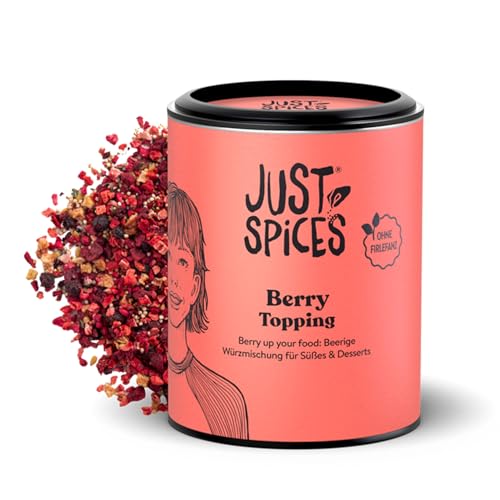 Just Spices Berry Topping I Fruchtiger Gewürzmix für Smoothies, Eis & süße Bowls I Gewürzdose, 25 g Just Spices Berry Topping I Fruchtiger Gewürzmix für Smoothies, Eis & süße Bowls I Gewürzdose, 25 g von Just Spices