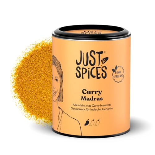 Just Spices Curry Madras I Würze Curry und indische Gerichte authentisch lecker I Gewürzdose, 59 g Just Spices Curry Madras I Würze Curry und indische Gerichte authentisch lecker I Gewürzdose, 59 g von Just Spices