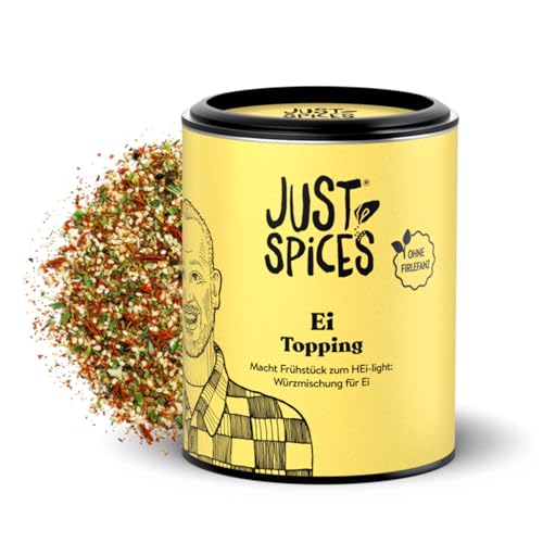 Just Spices Ei Topping I Streue Geschmack auf alle Ei-Speisen vom gekochten Ei bis Spiegelei I Gewürzdose, 55 g Just Spices Ei Topping I Streue Geschmack auf alle Ei-Speisen vom gekochten Ei bis Spiegelei I Gewürzdose, 55 g von Just Spices