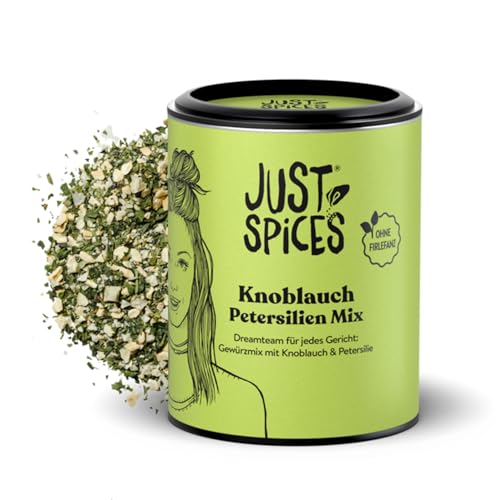 Just Spices Knoblauch Petersilien Mix I Gewürzmix für alle Gerichte, Küchen & Rezepte I Gewürzdose, 50 g von Just Spices