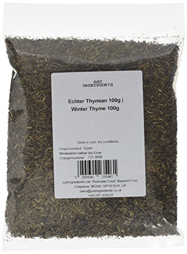 JustIngredients Echter Thymian, Winter Thyme, 5er Pack (5 x 100 g) von JustIngredients