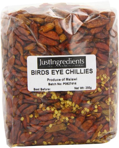 JustIngredients Essential Bird-Eye Chilis, 2er Pack (2 x 250 g) von JustIngredients