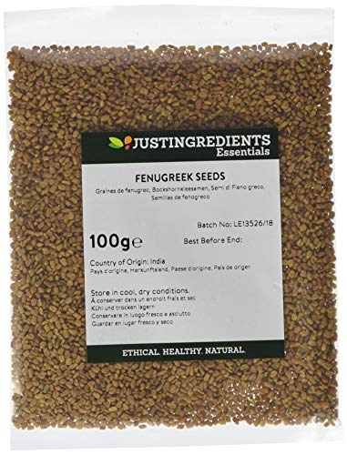 JustIngredients Essential Bockshornkleesamen, Fenugreek Seeds, 5er Pack (5 x 100 g) von JustIngredients