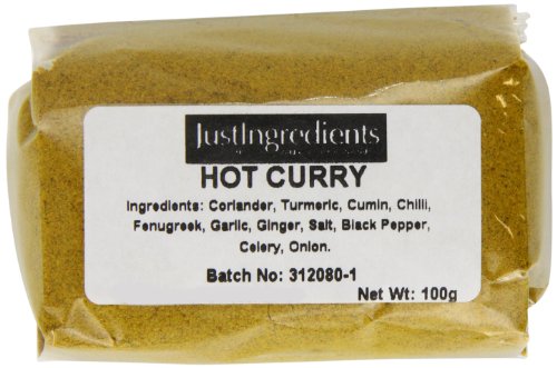 JustIngredients Essential Curry scharf (Madras g), 5er Pack (5 x 100 g) von JustIngredients