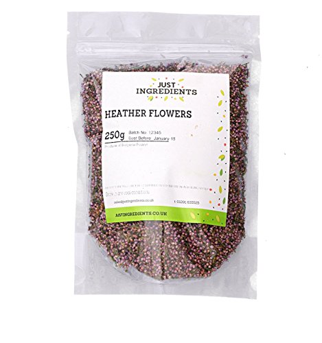 JustIngredients Essential Erikablüten, Heather Flowers, 4er Pack (4 x 100 g) von JustIngredients