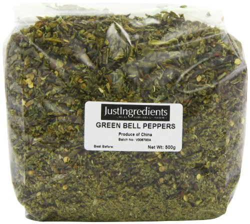 JustIngredients Essential Grüne Paprikaschoten, 1er Pack (1 x 500 g) von JustIngredients