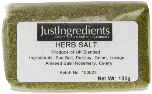JustIngredients Essential Kräutersalz, Herb Salt, 5er Pack (5 x 100 g) von JustIngredients