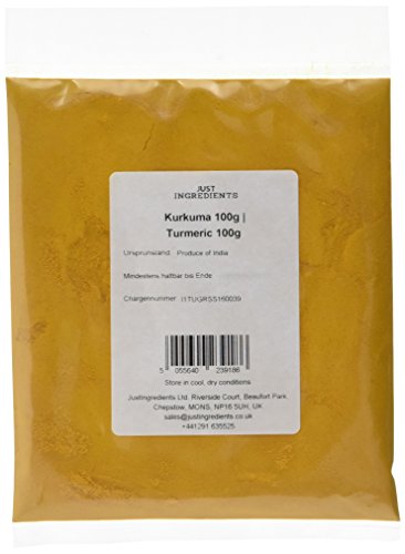 JustIngredients Essential Kurkuma, Turmeric, 5er Pack (5 x 100 g) von JustIngredients