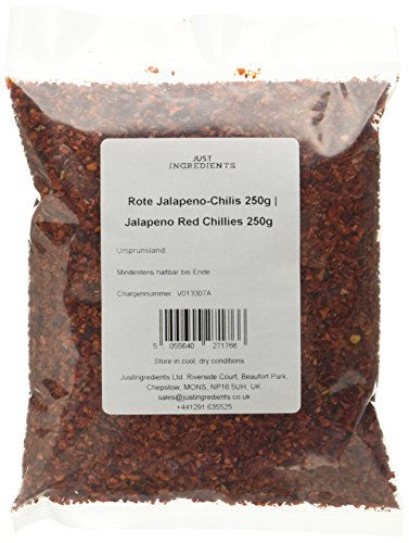 JustIngredients Essential Rote Jalapeno-Chilis, 2er Pack (2 x 250 g) von JustIngredients