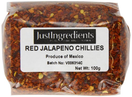 JustIngredients Essential Rote Jalapeno-Chilis, 5er Pack (5 x 100 g) von JustIngredients