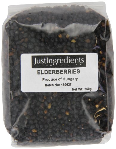JustIngredients Holunderbeeren, Elderberries (1 x 250 g) von JustIngredients