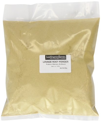 JustIngredients Liebstöckelwurzel Pulver, Lovage Root Powder, 1er Pack (1 x 500 g) von JustIngredients